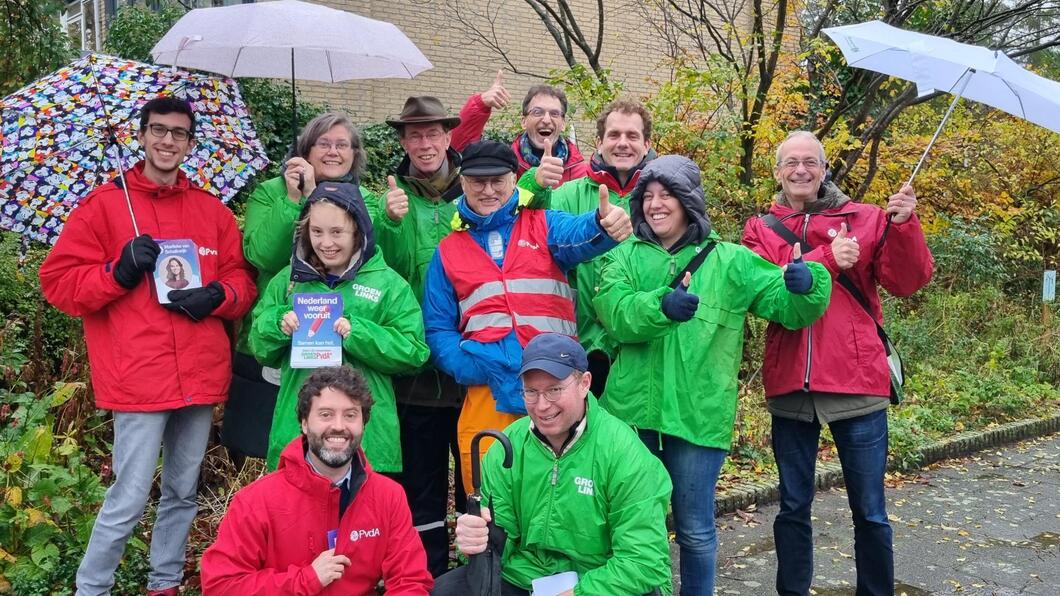 We bezoeken wijken - in weer en wind