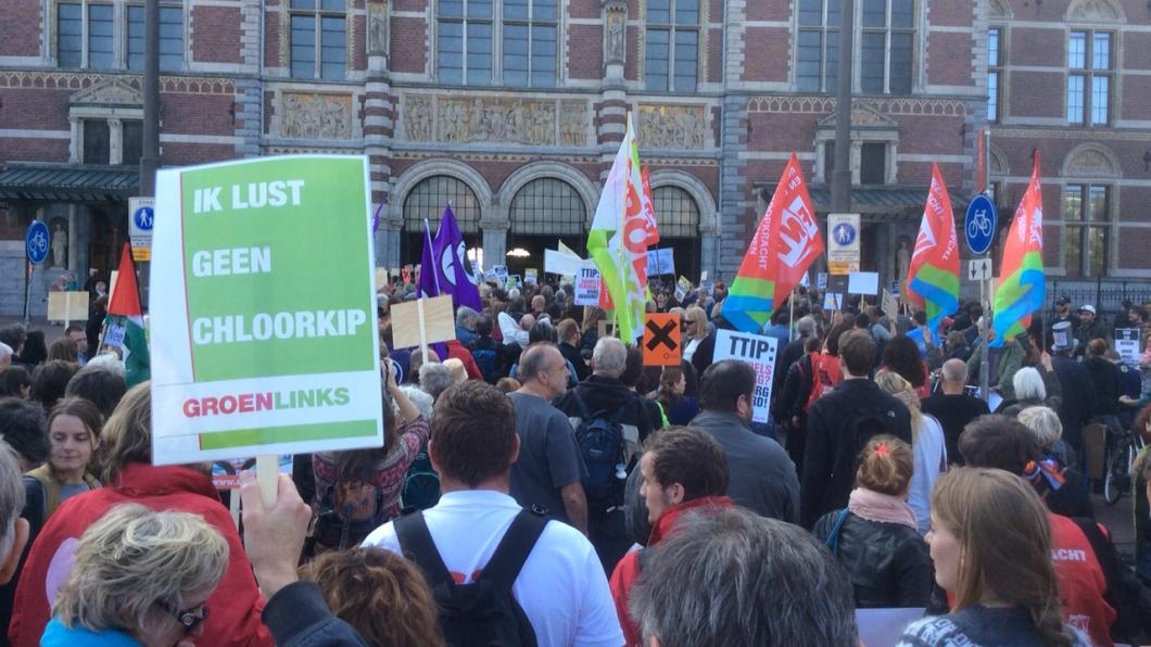 Anti TTIP demonstratie Amsterdam 10-10-15