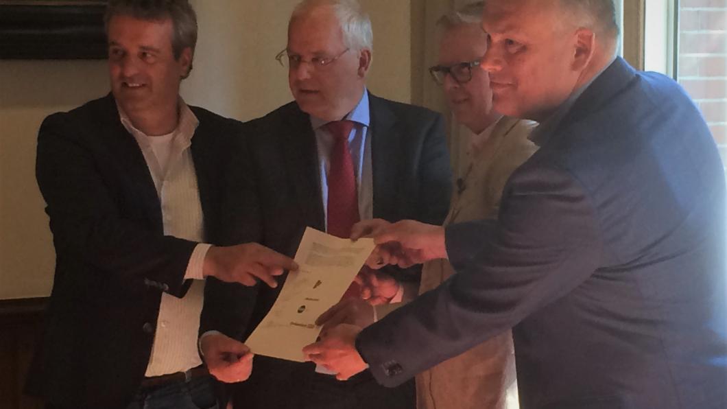 Het akkoord is getekend