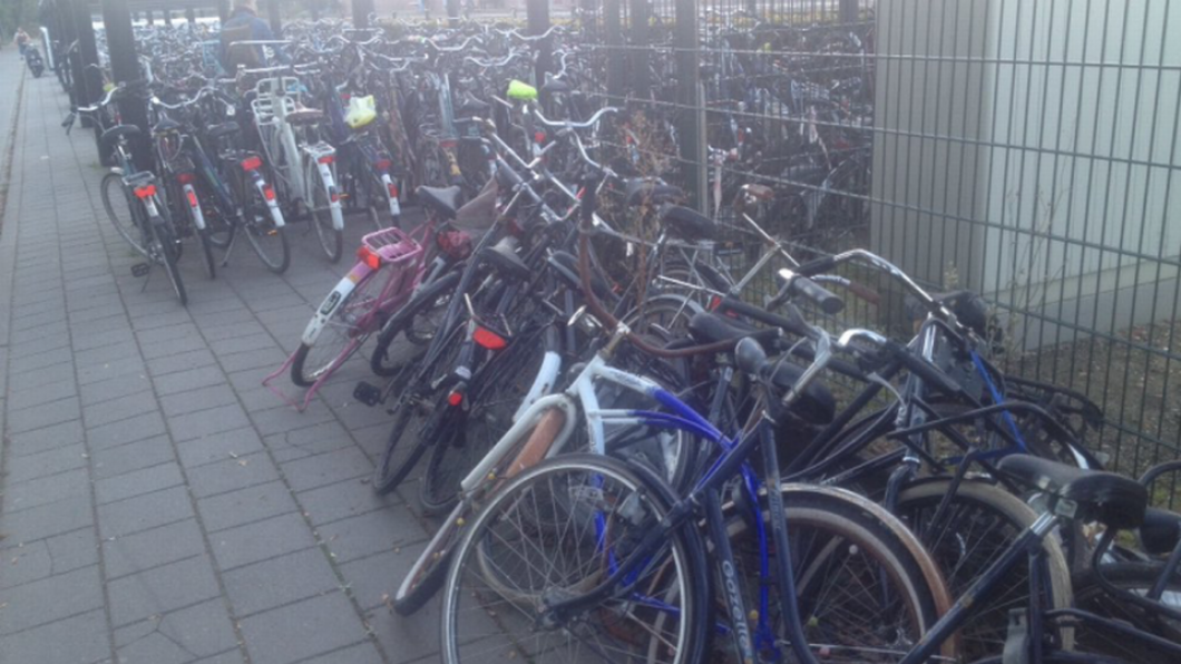 Fietsen op Station Den Dolder